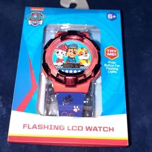💲Paw Patrol Flashing Lights LCD Watch Ages 6+